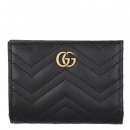 Gucci(グッチ) コピー 773427 DTDHT 1000 グッチ 二つ折り財布 レディース ブラック GUCCI 773427 DTDHT 1000 ブラック