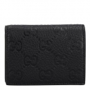 Gucci(グッチ) コピー 815901 AAEEM 1000 グッチ 二つ折り財布 レディース GGエンブレム ブラック GUCCI 815901 AAEEM 1000 ブラック