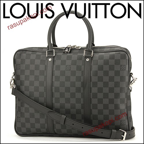 ルイヴィトン ブリーフケース Louis Vuitton N41478 バッグ ダミエ DAMIER PDVPMGR メンズ - www