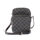 ルイヴィトン LOUIS VUITTON ダミエ グラフィット レム ショルダーバッグ グレー N41446