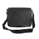 ルイヴィトン LOUIS VUITTON ダミエ グラフィット ダニエルGM ショルダーバッグ グレー N58033