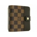 ルイヴィトン N61668　ダミエ　コンパクトジップ二つ折り財布