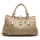 ボッテガヴェネタ BOTTEGA VENETA バックパック イントレチャート ベージュ 284618 VV360 9641 レディース