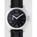 パネライ PANERAI ルミノール1950　8DAYS　GMT PAM00233 44mm　シースルーバック ブラック