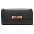グッチ Gucci 長財布 バンブー ブラック 257018 A7M0G 1000 レディース