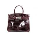 エルメス（HERMES）バーキン30 クロコダイルポロサス/ルージュアッシュ
