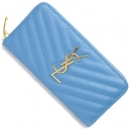 サンローランパリ 財布 モノグラム  YSL ブルークレール 358094 BOW01 4317 レディース