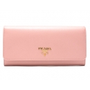 プラダ PRADA長財布 SAFFIANO METAL オルキデーアピンク 1M1132 QWA F0615 レディース