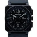 ベル＆ロス　BELL＆ROSS　BR03-94-BL-CE　ブラックマット　クロノグラフ　セラミック　42mm