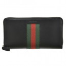 グッチ GUCCI New Web メンズ ラウンドファスナー長財布 408831 CVL1N 1060