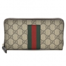 グッチ GUCCI New Web メンズ ラウンドファスナー長財布 408831 KHN4N 9791