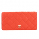 シャネル 長財布 マトラッセ レッド A31509 Y04059 OB253