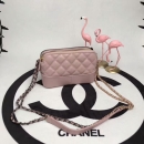 シャネル バッグ Chanel レザー シャネル ショルダーバッグ ピンク OYC18066082-X-A