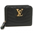 LOUIS VUITTON M63789 ルイヴィトンニューウェーブ ルイヴィトンニューウェーブジプト コンパクトウォレット レディース 二つ折り財布 ノワール 黒