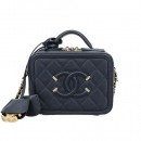 CHANEL ショルダーバッグ レディース マトラッセ ネイビー A93342 Y83371 4B544