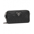 プラダ ショルダーバッグ 財布ショルダー ミニバッグ チェーンウォレット レディース PRADA 1DH010 2B0X F0002 ブラック