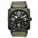 ベル＆ロス　BELL＆ROSS　BR03-92 ナイトラム　BR0392-BL3-CE/SCA　セラミック　42mm