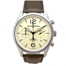 ベル＆ロス　BELL＆ROSS　ヴィンテージ クロノグラフ BR126　BRV126-BEI-ST/SCA/2　SS　41mm