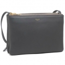 セリーヌ ショルダーバッグ レディース トリオ TRIO SMALL SHOULDER BAG CELINE 192033CAD 10DC グレー