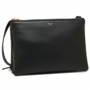 セリーヌ バッグ CELINE 192043CAD 38NO TRIO LARGE SHOULDER BAG トリオ レディース ショルダーバッグ 無地 BLACK 黒