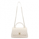 CHANEL ハンドバッグ レディース ホワイト A92991 B05061 10601