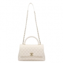 CHANEL ハンドバッグ レディース ホワイト A92991 B05061 10601