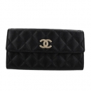 CHANEL 長財布 レディース ブラック AP3052 B09324 94305