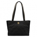 CHANEL トートバッグ レディース ブラック AS3537 B08867 94305 ココマーク CCマーク