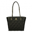 CHANEL トートバッグ レディース ブラック AS3818 B10352 C3906