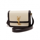 Saint Laurent コピー 634306 YSL バッグ コピー ソルフェリーノ スモール サッチェル ショルダーバッグ ホワイト ゴールド金具 634306