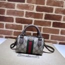 Gucci(グッチ) コピー 781490 96IWG 8745 グッチ オフィディア スーパーミニバッグ 781490 96IWG 8745 ベージュ/ブラウン ミニボストンバッグ レディース