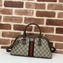 Gucci(グッチ) コピー 795249 96IWG 8745 GUCCI レディース オフィディア スモール トップハンドルバッグ 795249 96IWG 8745 ベージュ/ブラウン