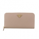 プラダ 長財布 レディース SAFFIANO TRIANGOLO ベージュ PRADA 1ML506 QHH F0236 CIPRIA