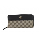 グッチ 長財布 レディース GGマーモント ジップアラウンドウォレット ブラック 456117 AAE5E 1069
