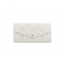 ルイヴィトン 長財布 モノグラム アンプラント ポルトフォイユ・サラ ホワイト M27740 ミルキーホワイト/グリーン