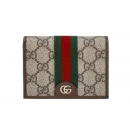 Gucci(グッチ) コピー 838487FAE0L9746 グッチ 二つ折り財布 レディース オフィディア スモールウォレット ブラウン 838487 FAE0L 9746