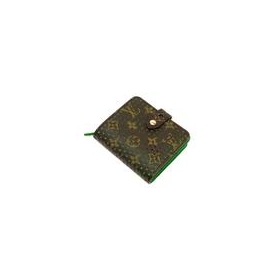 ルイヴィトン モノグラム ペルフォ コンパクト・ジップ ヴェール M95218 (2つ折財布)