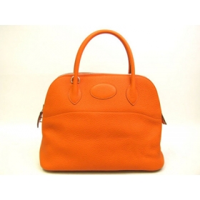 エルメス（HERMES）ボリード31 トリヨンクレマンス/オレンジ（金具：シルバー）