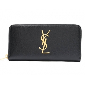 サンローランパリ長財布 モノグラム 【MONOGRAMME】 YSL ブラック 370776 BOW0J 1000 レディース