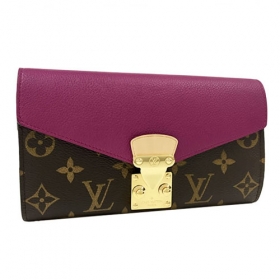 ルイヴィトン 長財布 LOUIS VUITTON ポルトフォイユ パラス モノグラム グレープ M56241