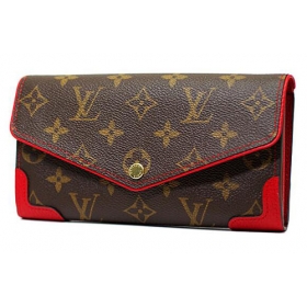 LOUIS VUITTON ルイヴィトン ポルトフォイユサラ レティーロ 長財布 モノグラム スリーズ レッド M61184