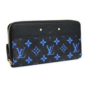 ルイヴィトン/Louis Vuitton/モノグラムカラー/ジッピーウォレット ブルー M67235