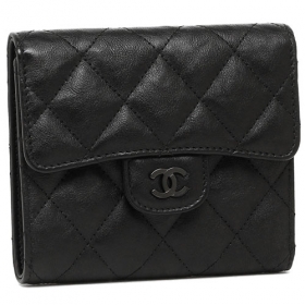 シャネル 折財布 レディース CHANEL A82288 Y25928 94305 ブラック