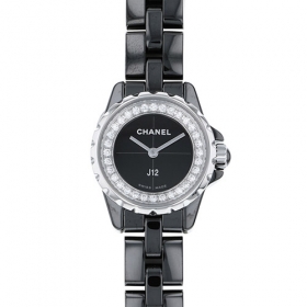 シャネル J12 XS H5235 ブラック文字盤 レディース 腕時計