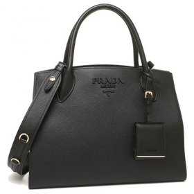 プラダ バッグ PRADA 1BA155 2ERX F0002 SAFFIANO CUIR CITY CALF サフィアーノ モノクロームバッグ レディース