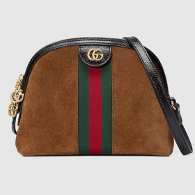 グッチ GUCCI〔オフィディア〕ショルダーバッグ ブラウン スエード（499621 D6ZYG 2863）