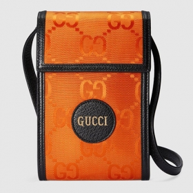 グッチ GUCCI Gucci Off The Grid ミニバッグスタイル（625599 H9HAN 7560）オレンジ GG ECONYL ショルダーバッグ
